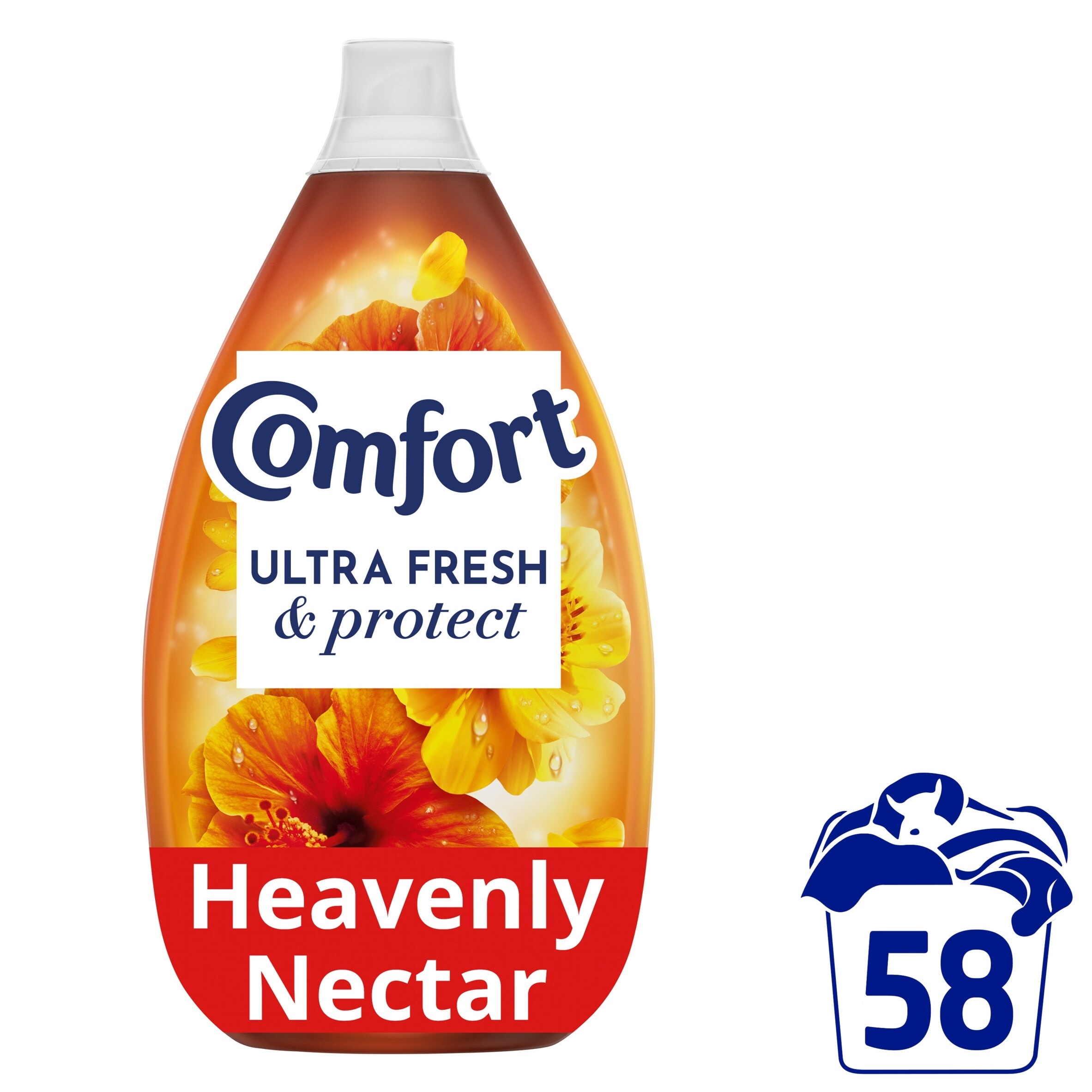Comfort Ultra-Concentrated Fabric Conditioner Heavenly Nectar 58 Wash