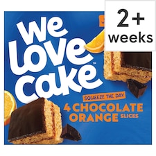 We Love Cake Free From Chocolate Orange Slices 4 pack 132g