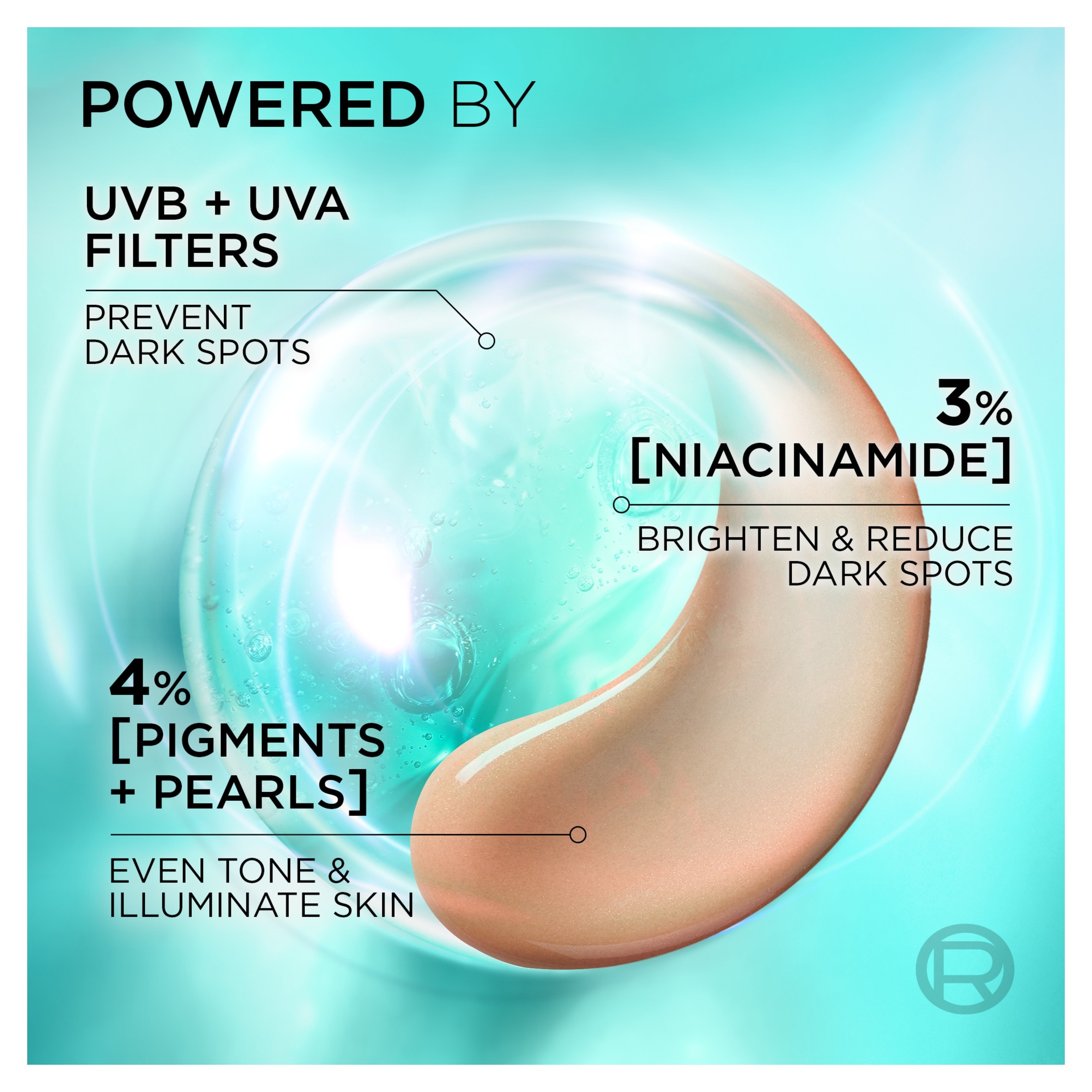 L'Oreal Paris Bright Reveal Daily Fluid Tinted Glow Pearl SPF50 50ml thumbnail 3