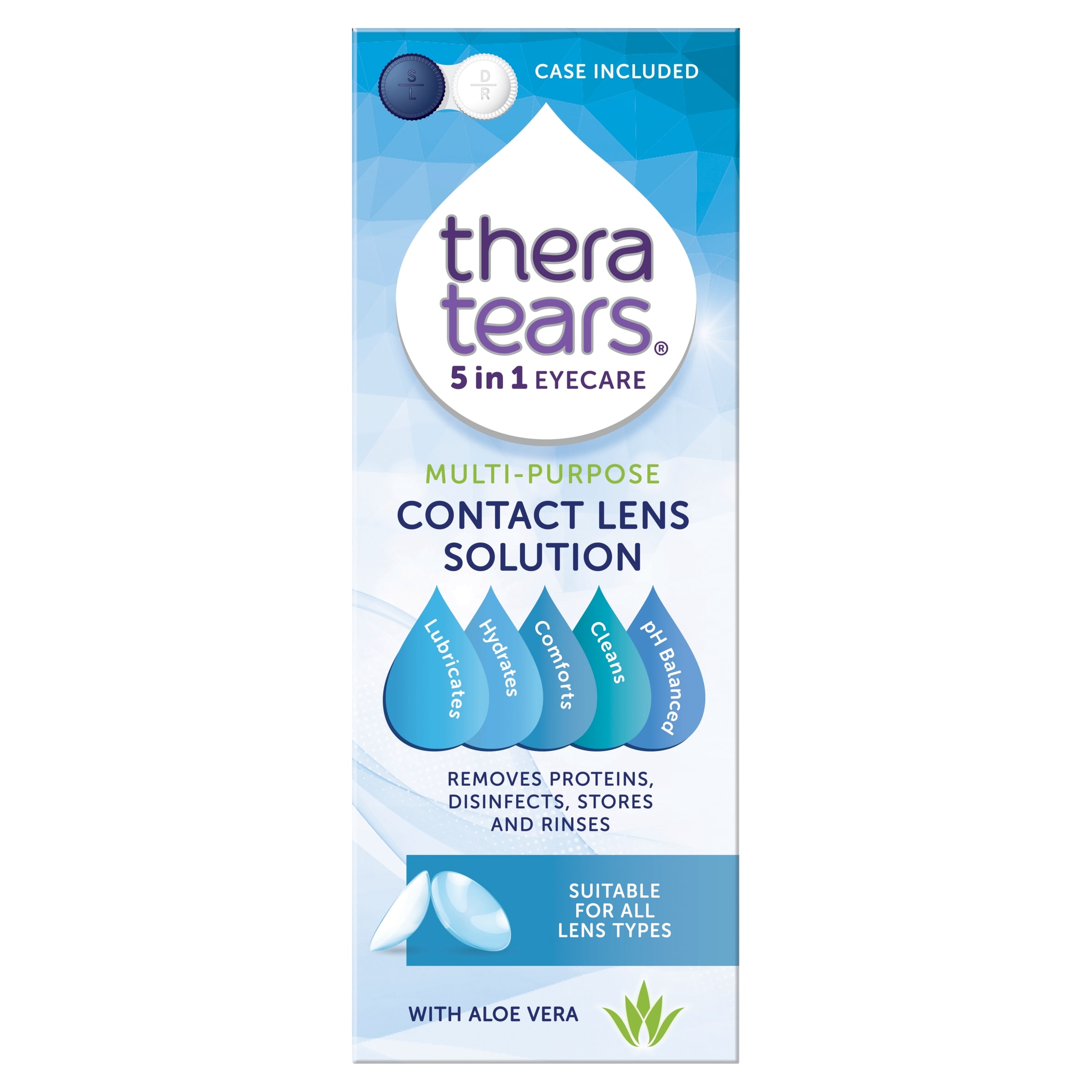 Thera Tears 5 in 1 Multi-purpose Contact Lens Solution 360ml