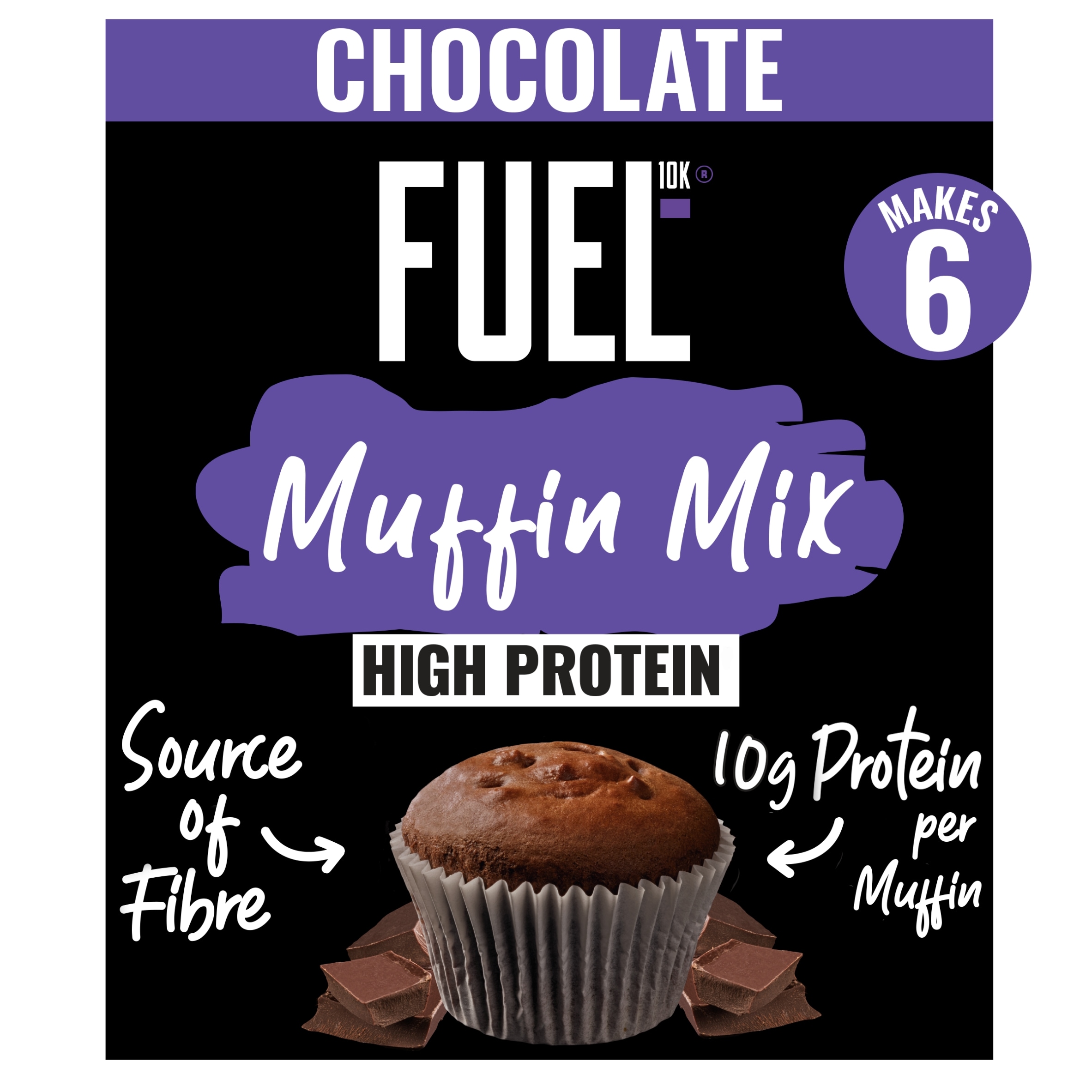 FUEL10K Baking High Protein Chocolate Muffin Cake Mix 150g