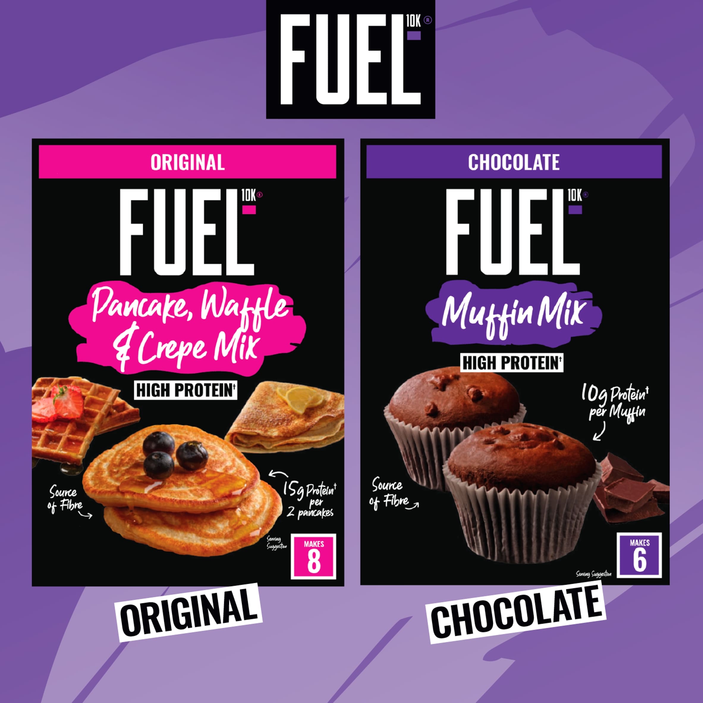FUEL10K Baking High Protein Chocolate Muffin Cake Mix 150g thumbnail 4