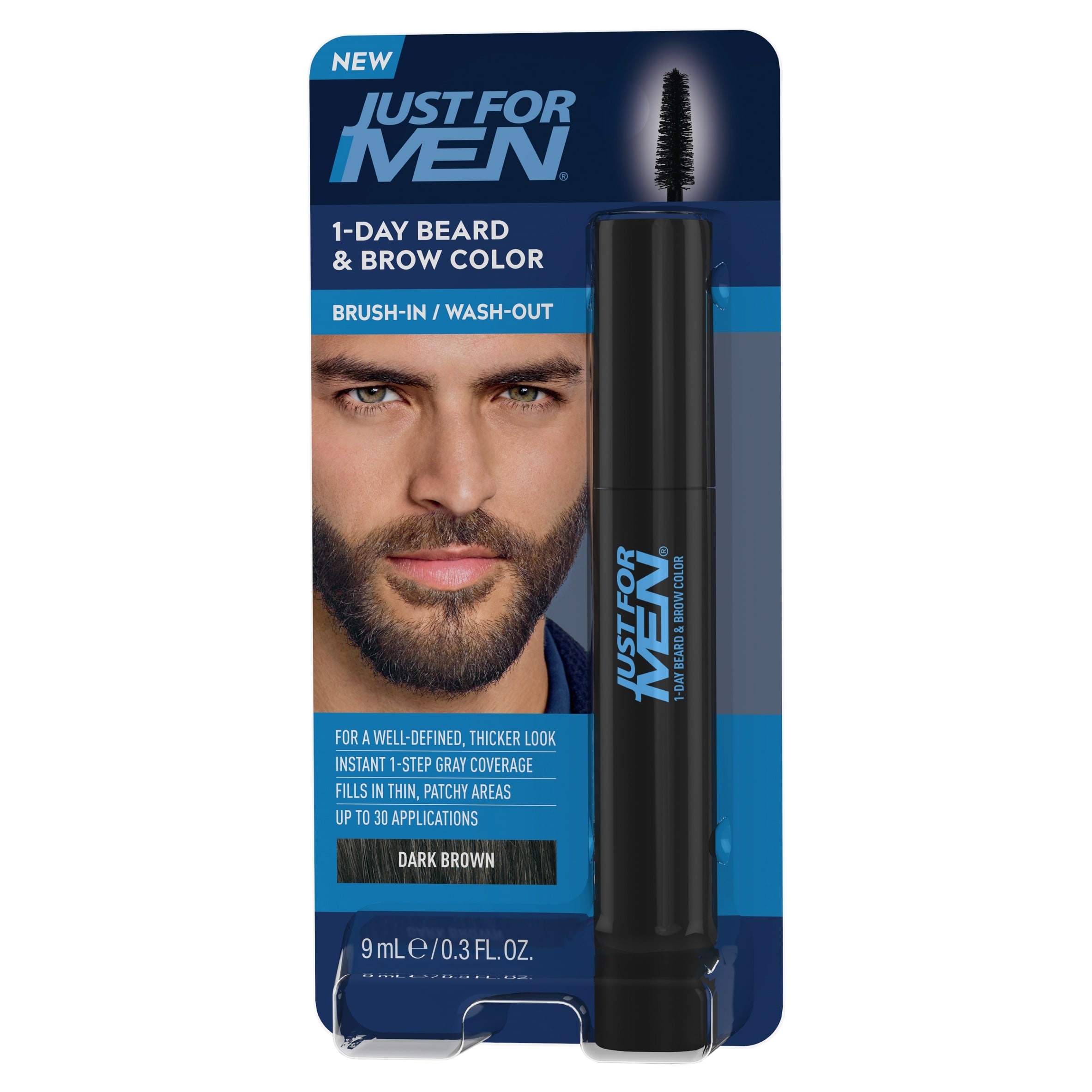 Just For Men 1-Day Beard & Brow Color Dark Brown 9g