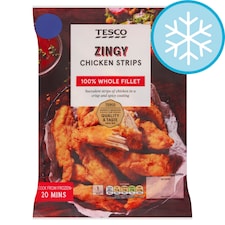 Tesco Zingy Chicken Strips 400g