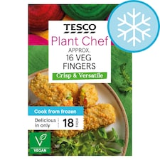 Tesco Plant Chef 16 Vegetable Fingers 448g