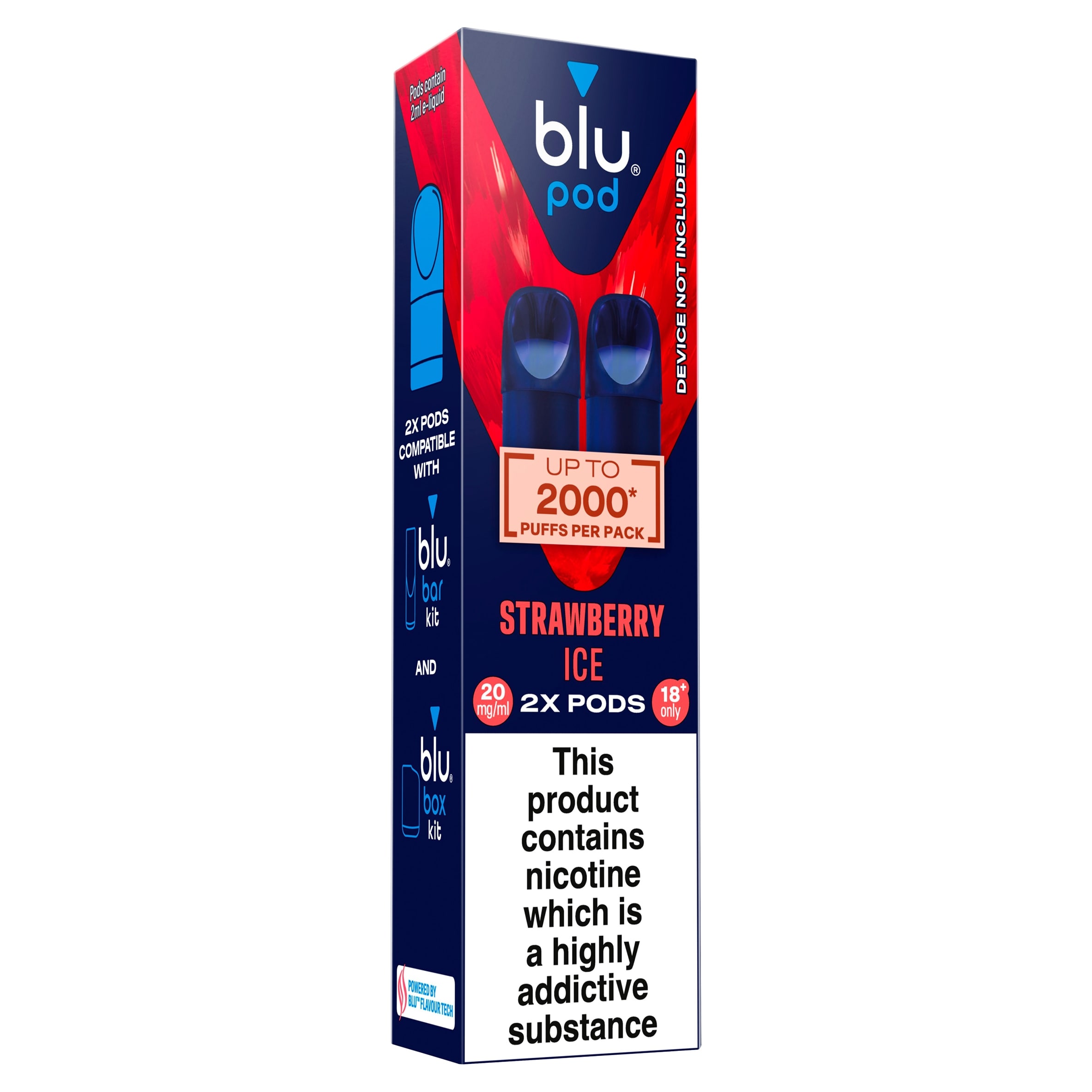 blu Pod Strawberry Ice 20mg/ml 2x 2ml thumbnail 2