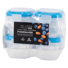 Go Cook Klipfresh Food Storage 4 x 190ml thumbnail 2