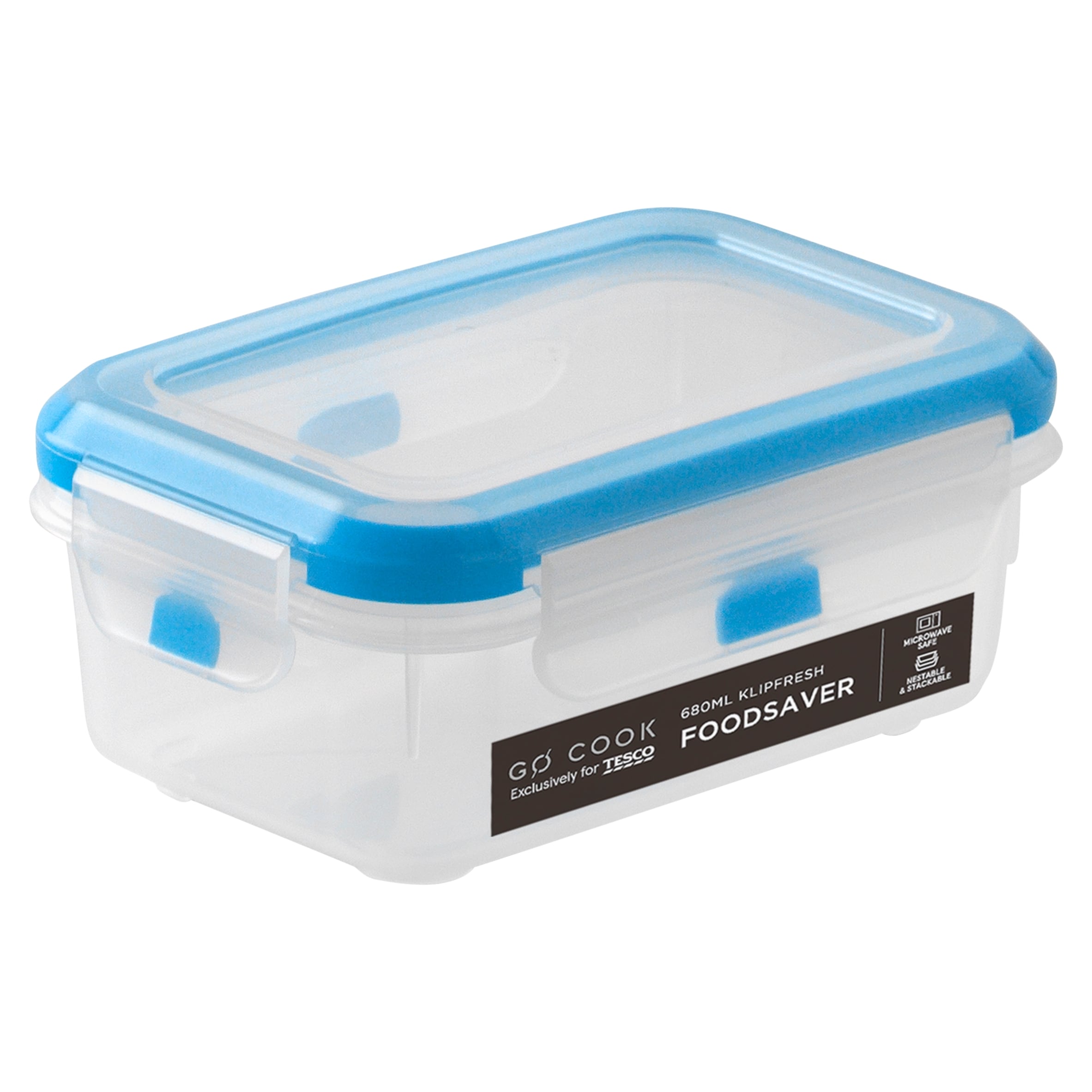Go Cook Klipfresh Rectangle Food Storage 680ml thumbnail 2