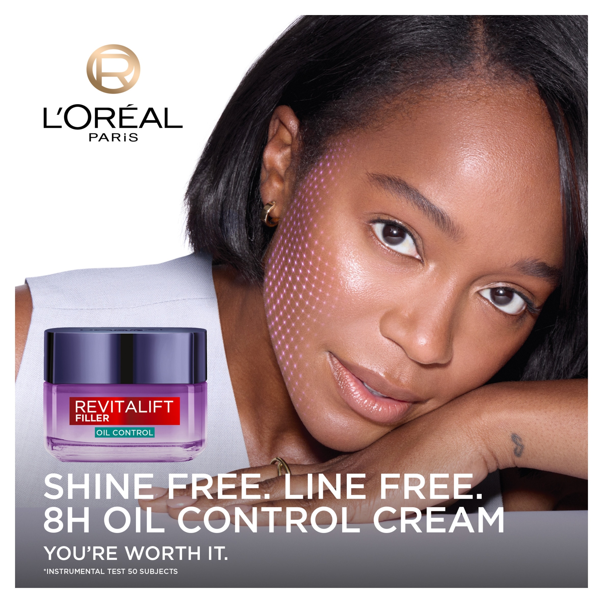 L'Oreal Paris Revitalift Filler Oil Control Hyaluronic Gel-Cream 50ml thumbnail 4