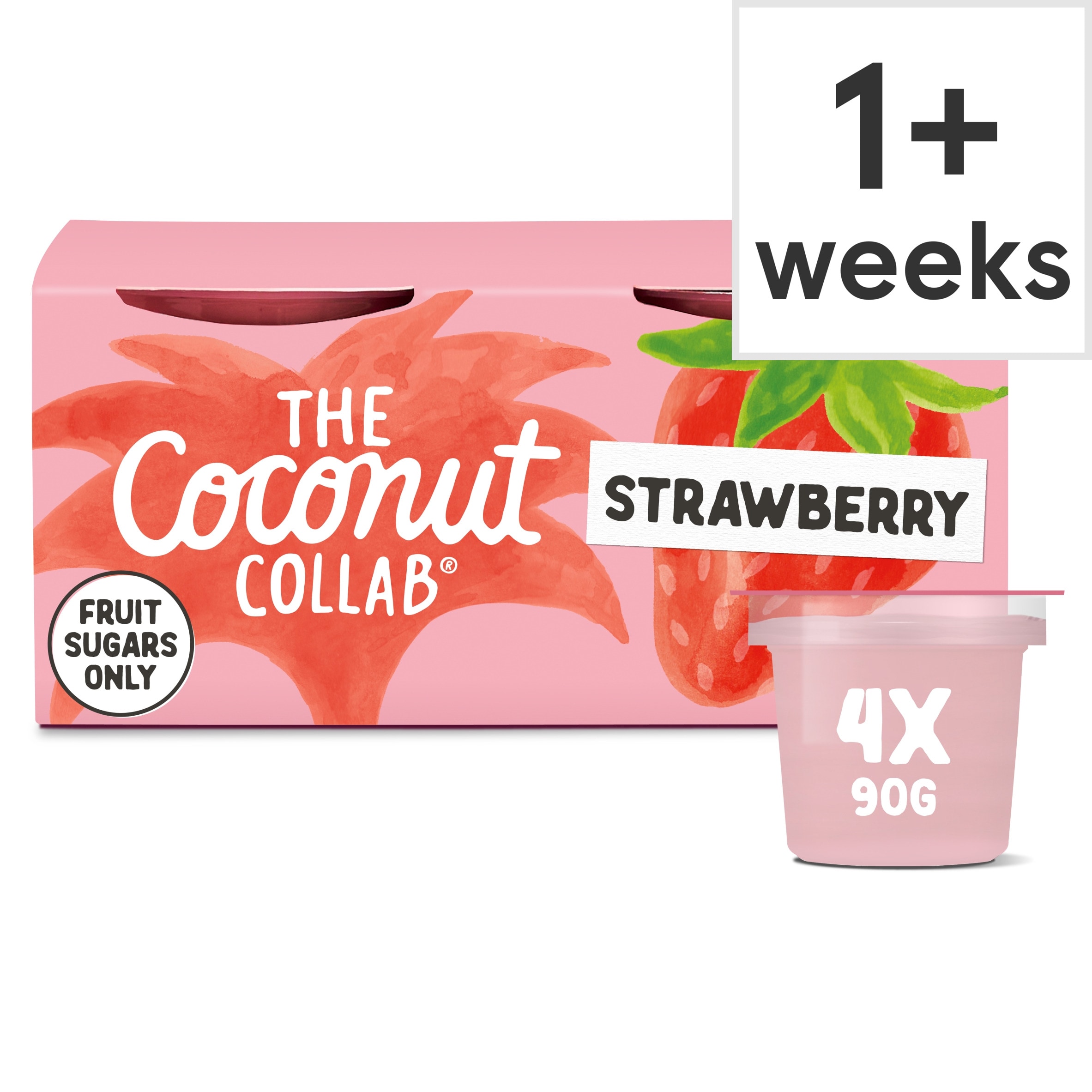 The Coconut Collab Strawberry Coconut Yoghurt Multipack