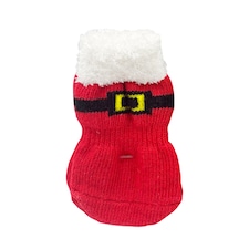 Pet Dog Santa Socks Christmas Gift thumbnail 4