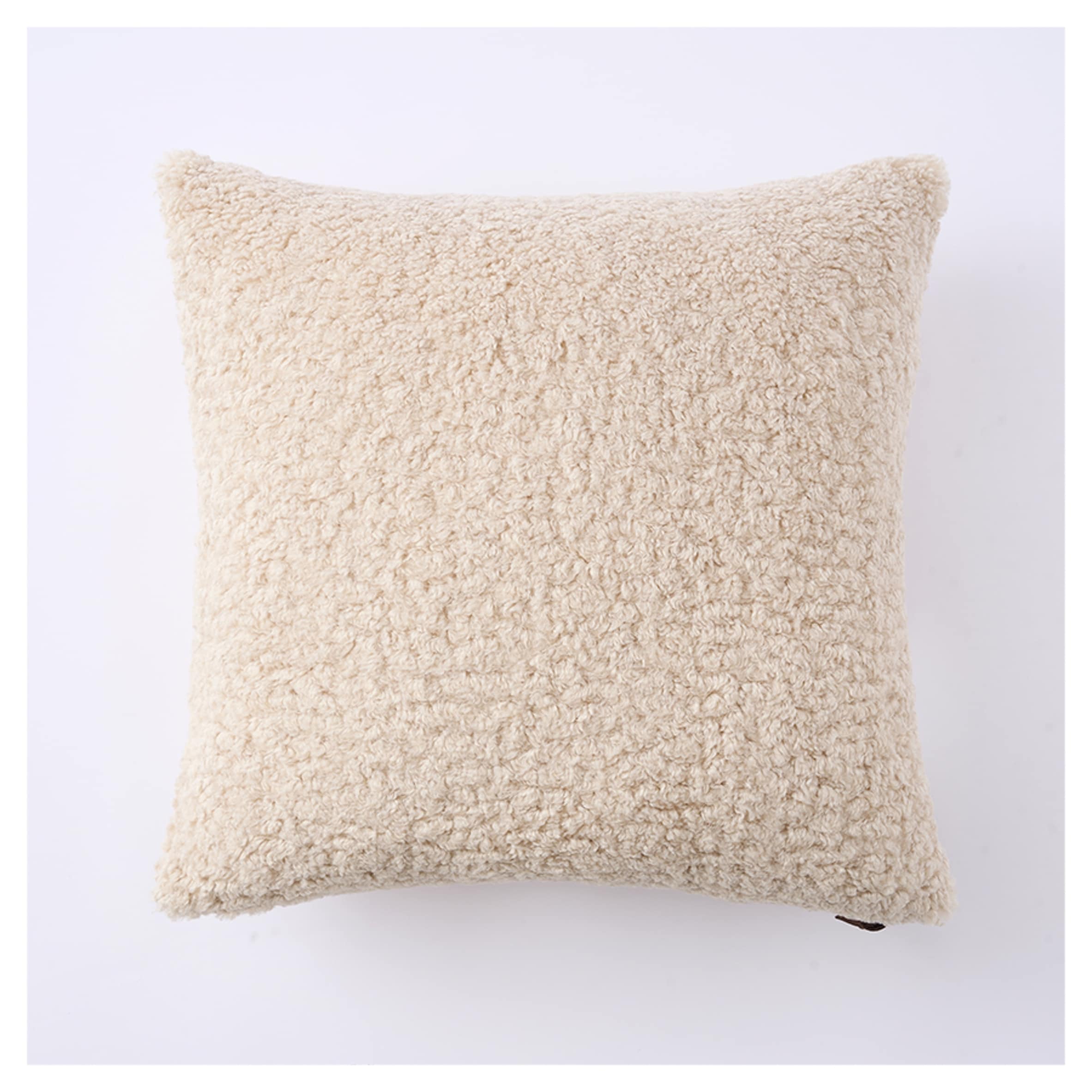 F&F Home Cream Boucle Cushion 45x45cm