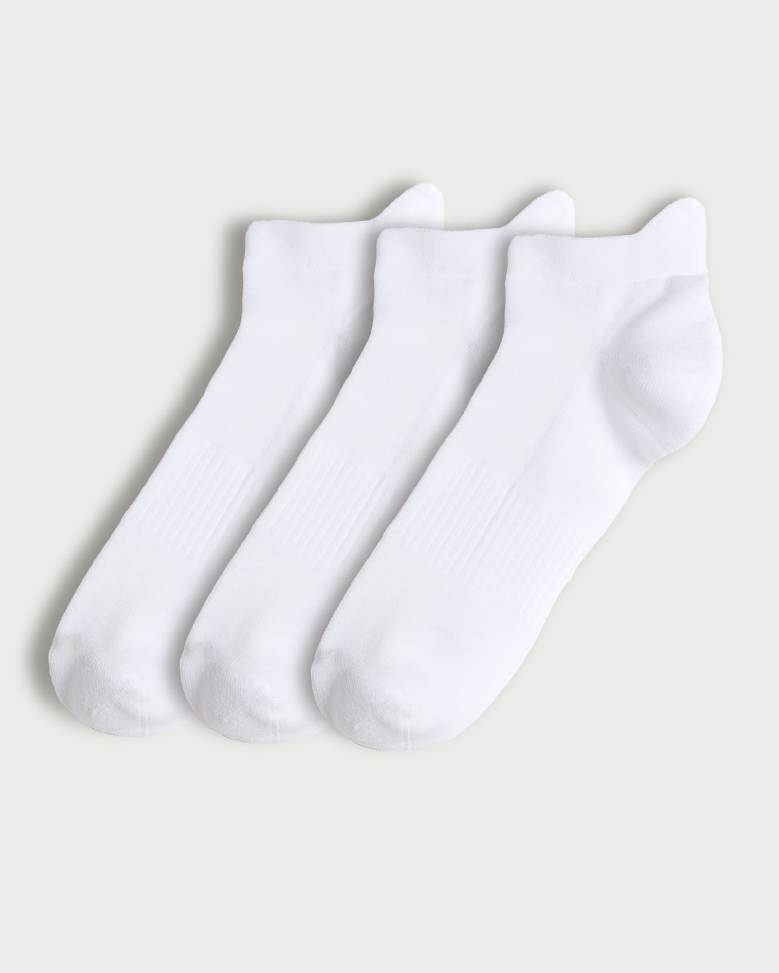 F&F Active 3-Pack Trainer Socks  in White