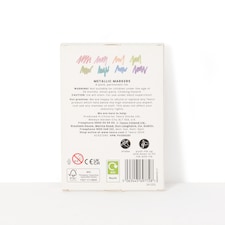 Paperchase Rainbow 8 Pack Silver Lining Markers thumbnail 2