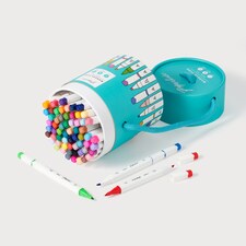 Paperchase Rainbow 64 Pack Dual End Markers thumbnail 3