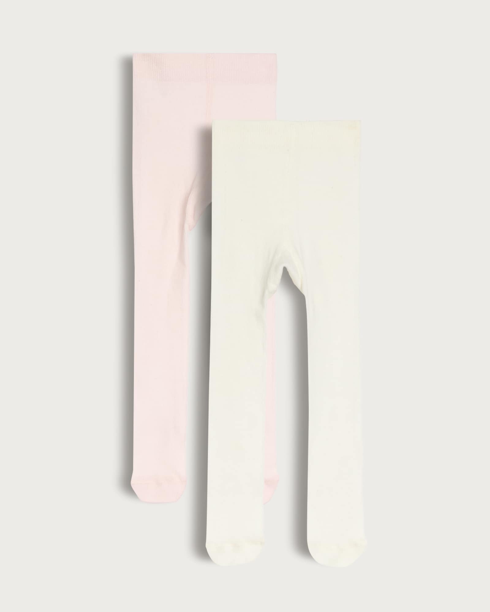 F&F Baby 2-Pack Cotton Rich Frill Tights in Pink
