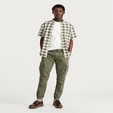 F&F Slim Fit Cargo Trousers in Khaki