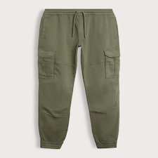 F&F Slim Fit Cargo Trousers in Khaki thumbnail 4