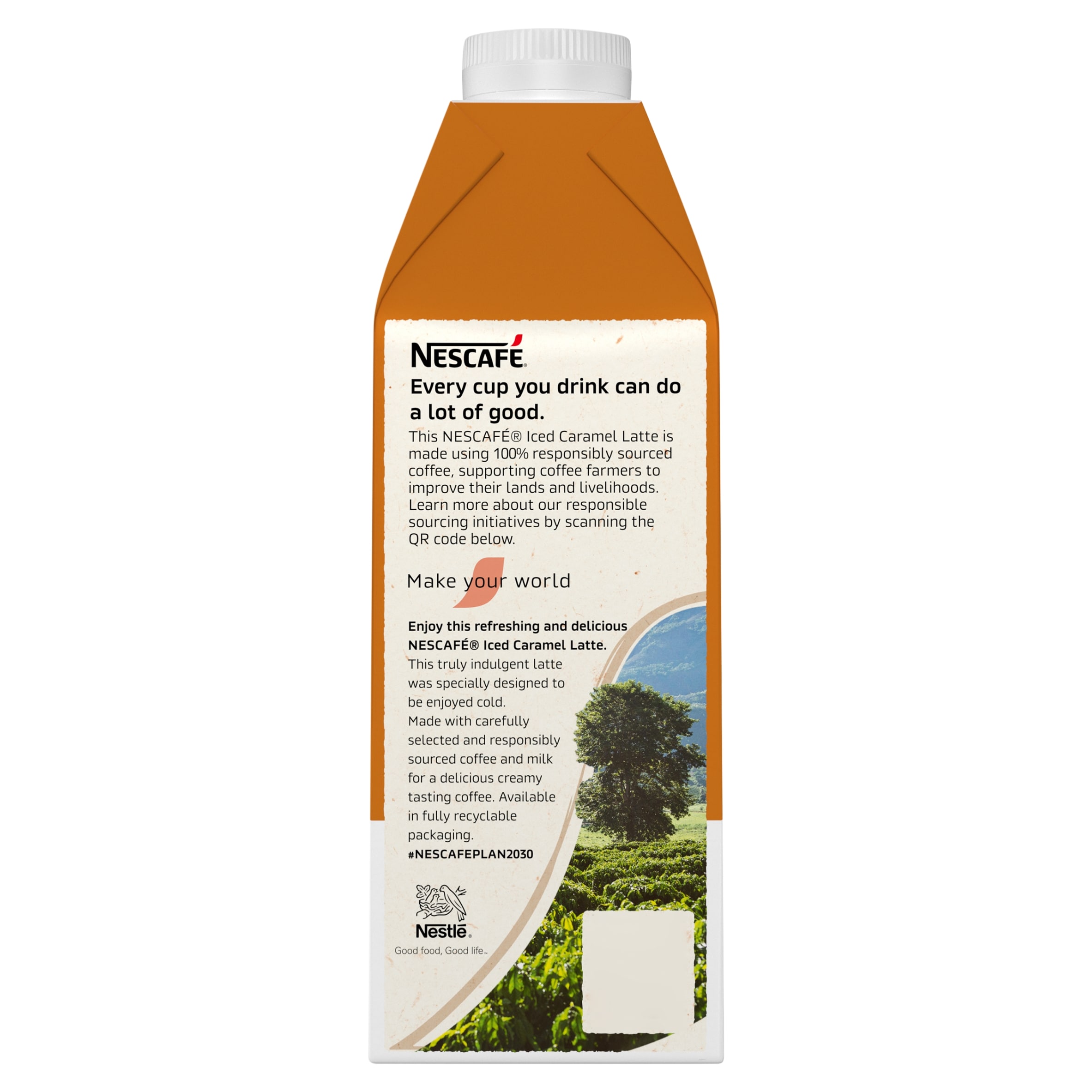 Nescafe Iced Coffee Caramel Flavour Latte 750ml  thumbnail 3