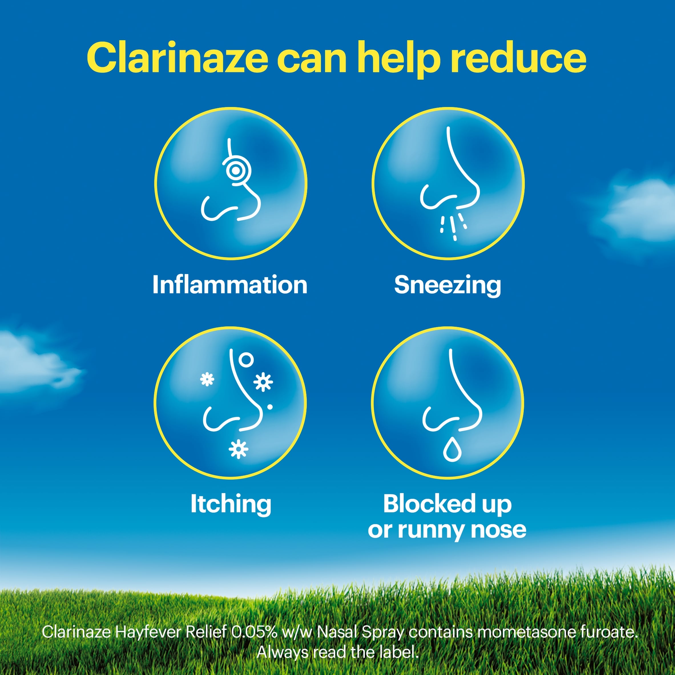 Clarinaze Hayfever Relief Nasal Spray 60 sprays 10g thumbnail 3