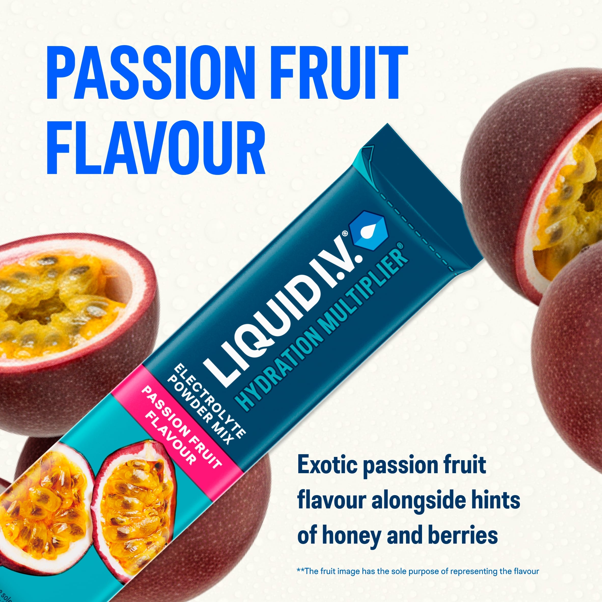 Liquid I.V. Hydration Multiplier Electrolyte Powder Mix Passion Fruit 3x16g thumbnail 3