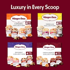 Haagen-Dazs Indulgence Collection Mini Cups Ice Cream 4x95ml thumbnail 4