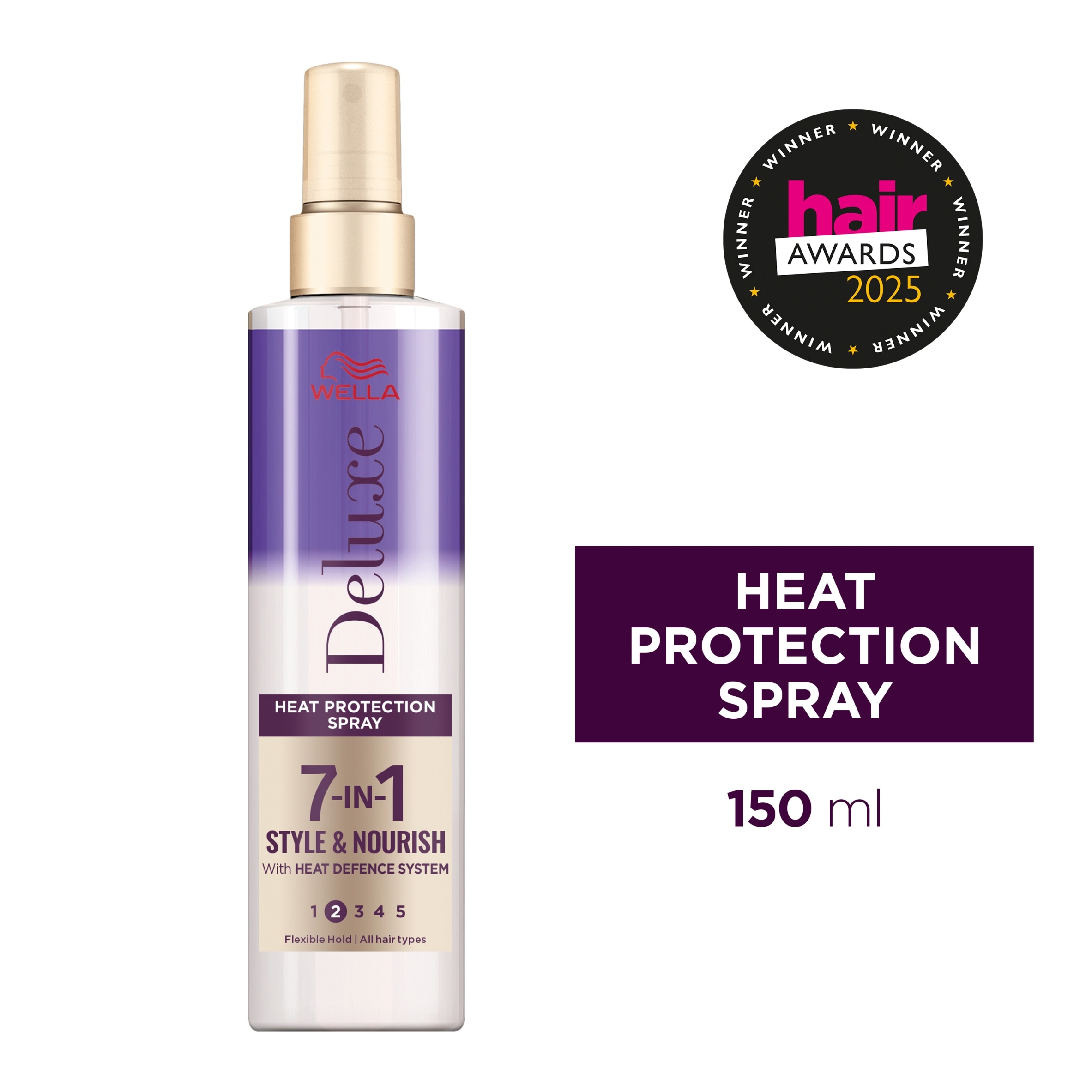 WELLA DELUXE 7-IN-1 HEAT PROTECTION SPRAY 150ML