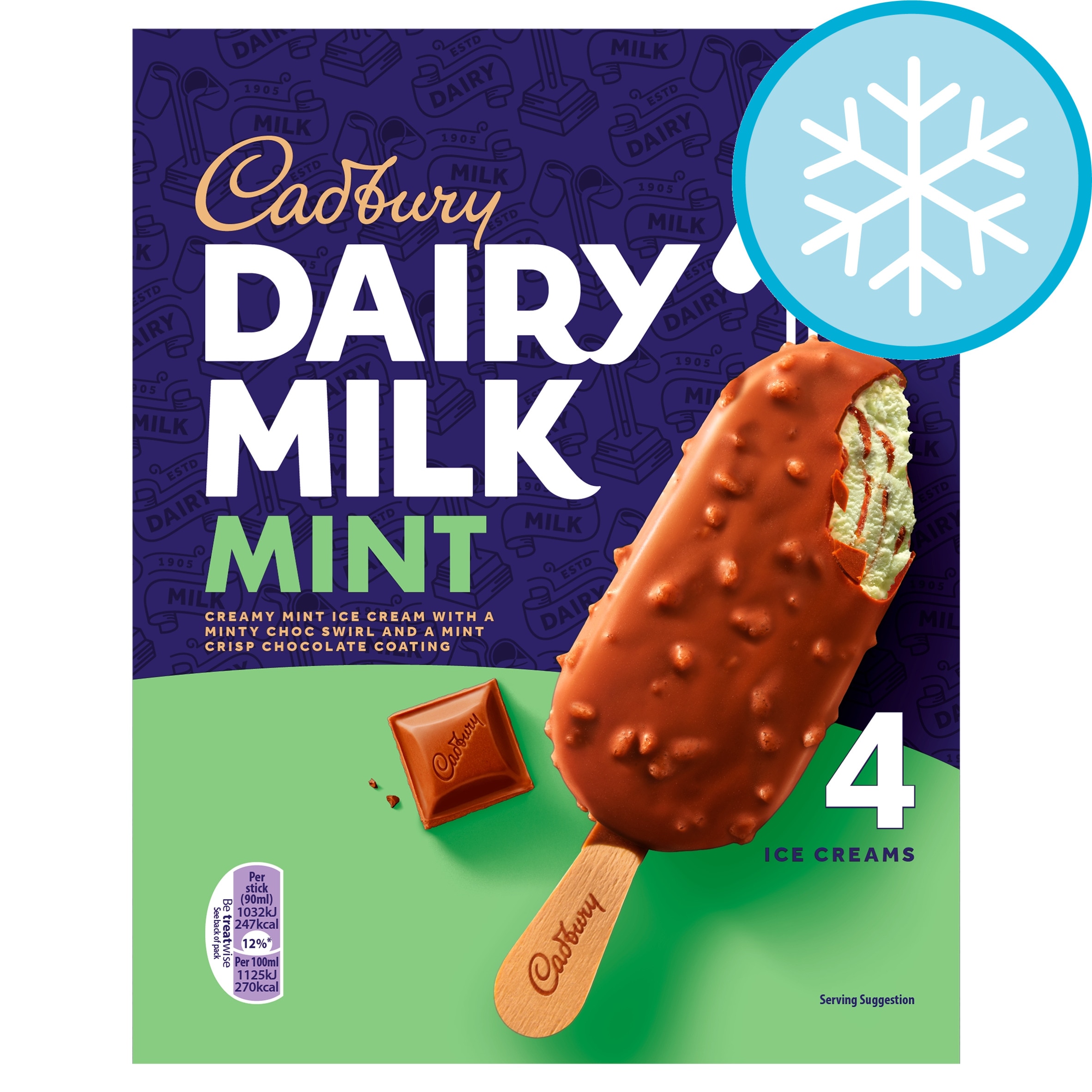 Cadbury Mint Ice Cream Sticks