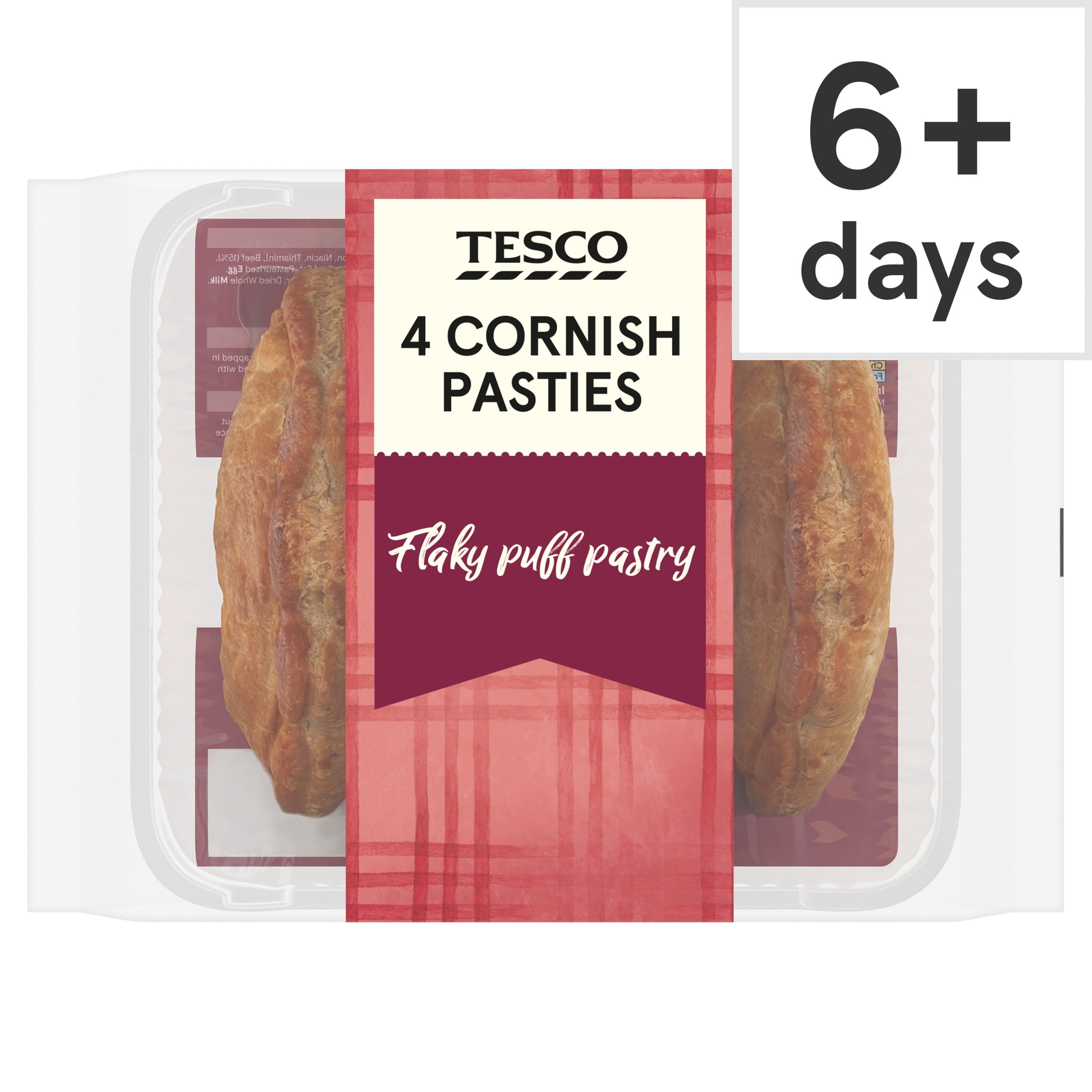 Tesco 4 Cornish Pasties 520g