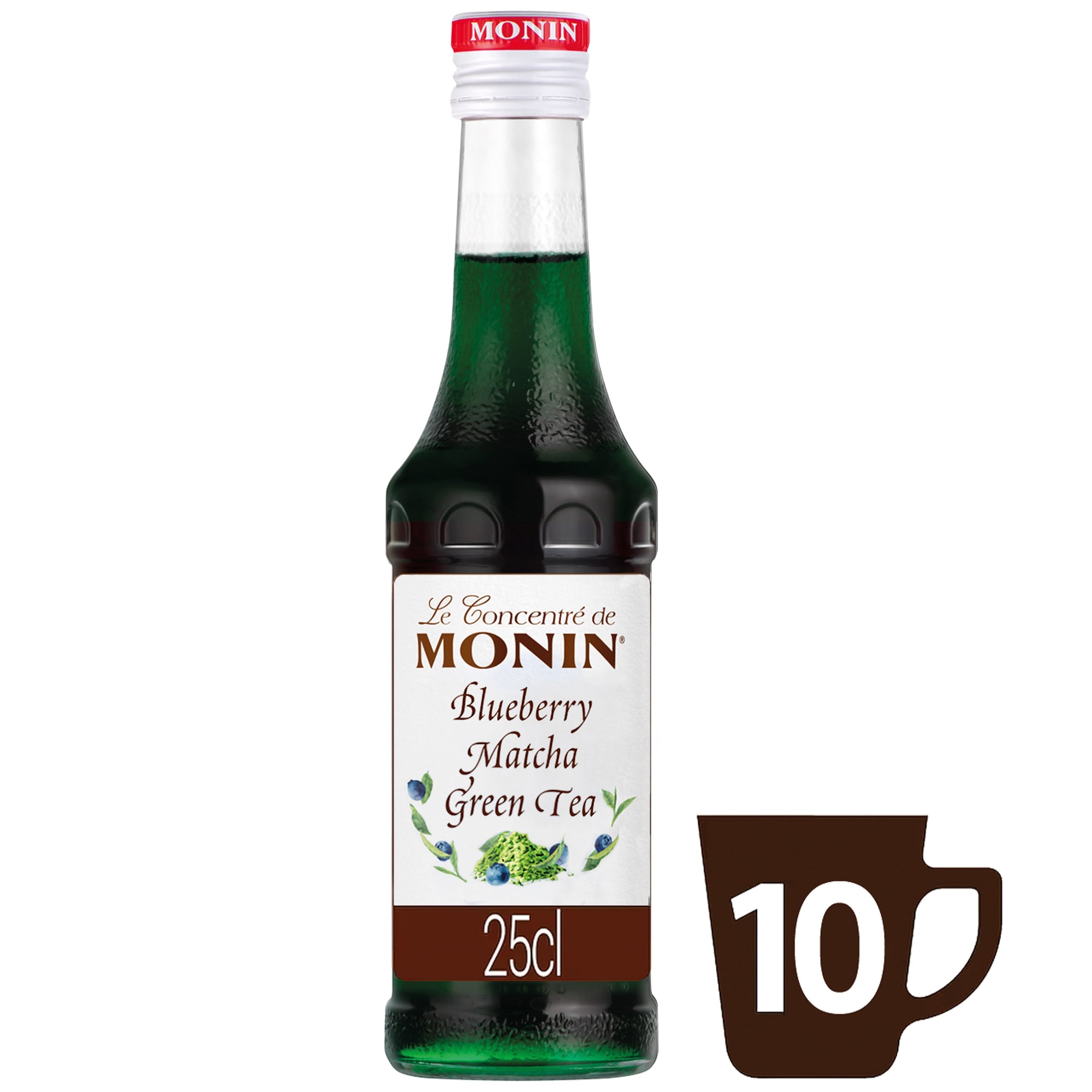 Monin Blueberry Matcha Green Tea Concentrate 25cl