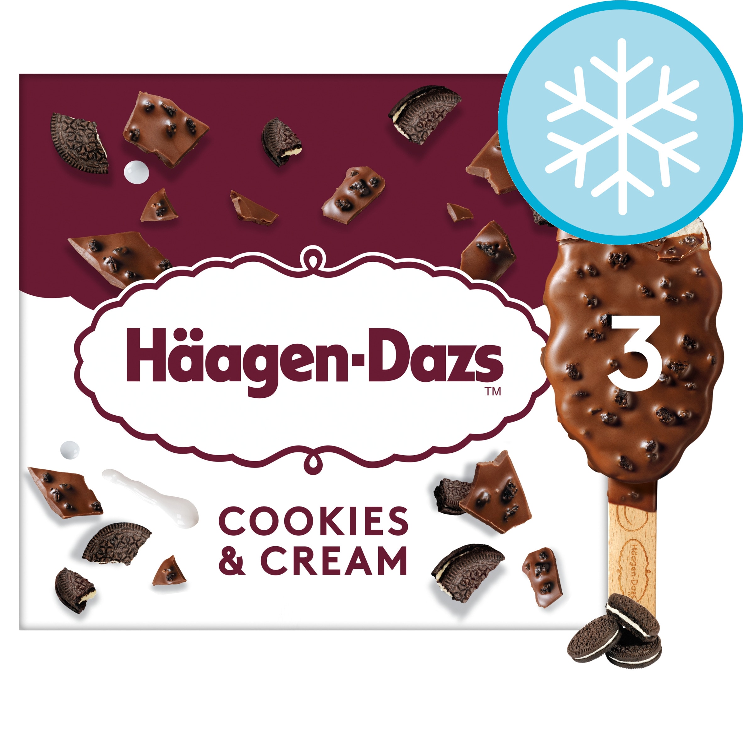 Haagen Dazs Crunchy Cookies & Cream Stick Bars