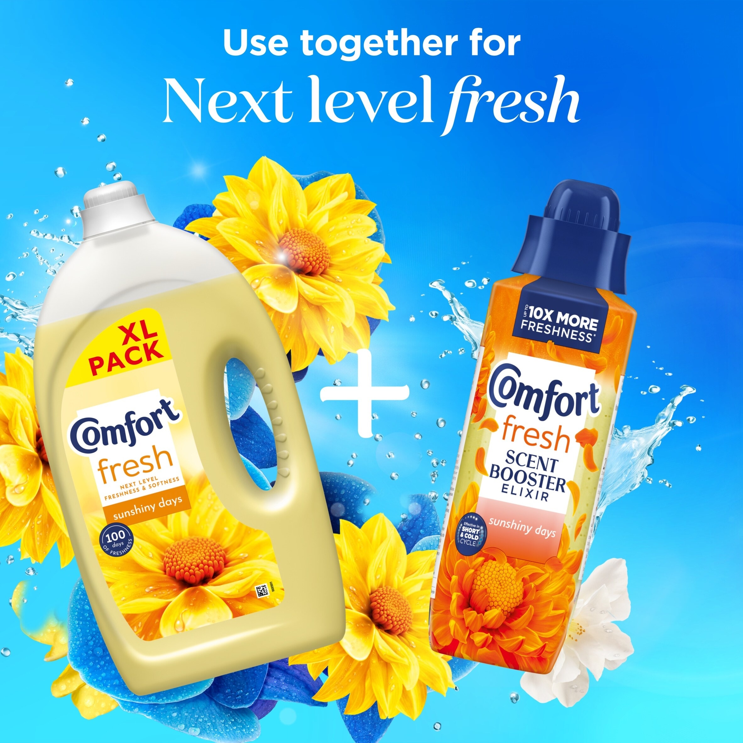 Comfort Fabric Conditioner Sunshiny Days 80 Washes 2400ml thumbnail 4