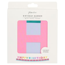 Paperchase happy Birthday Fringe Banner