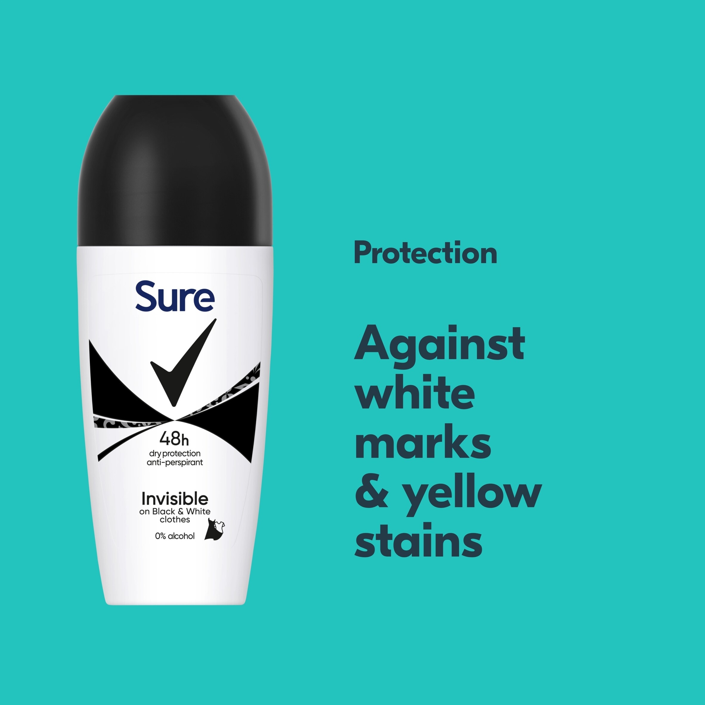 Sure 48H Invisible Pure Anti-perspirant Roll On 50ml thumbnail 3