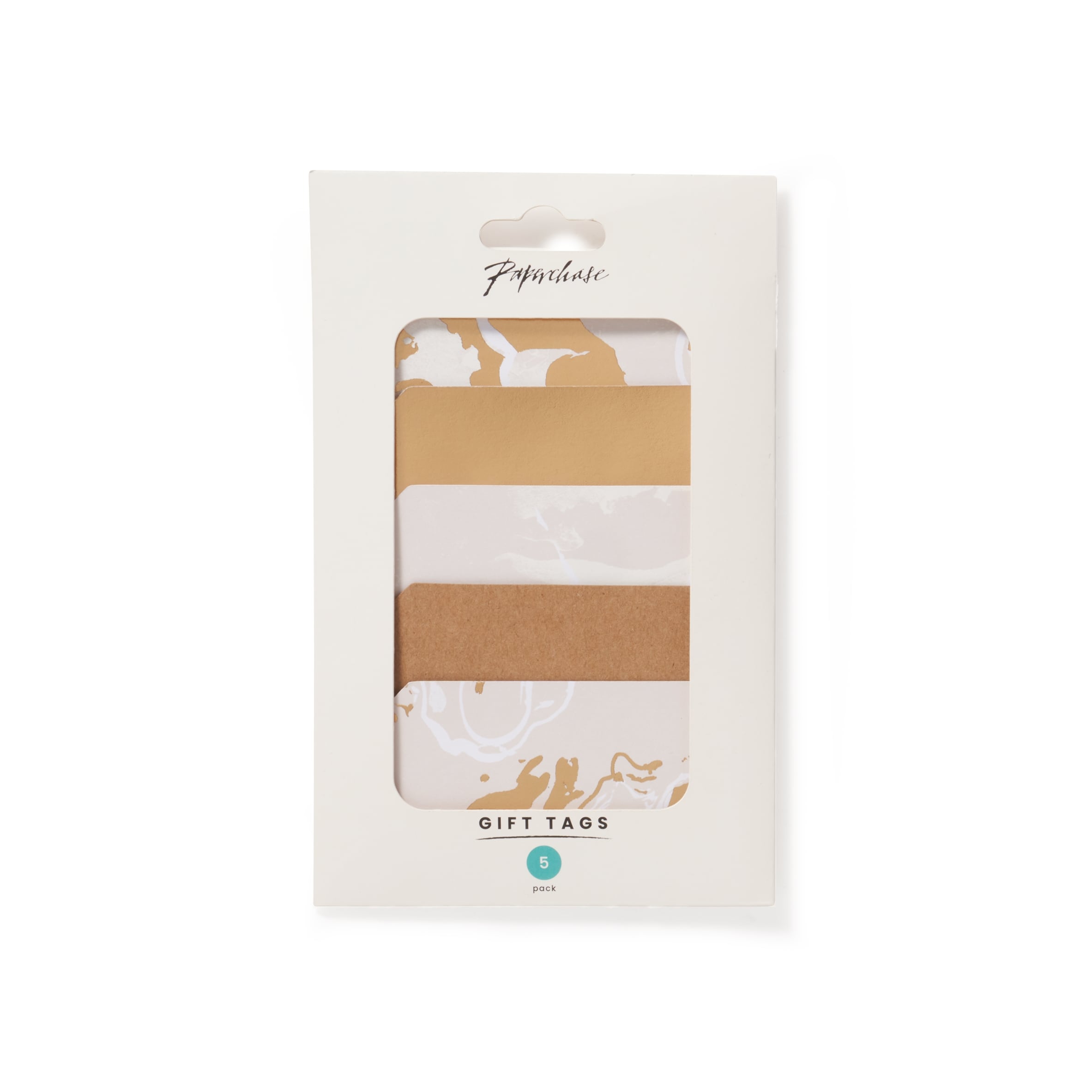 Paperchase ReKrafted 5 Pack Gift Tags