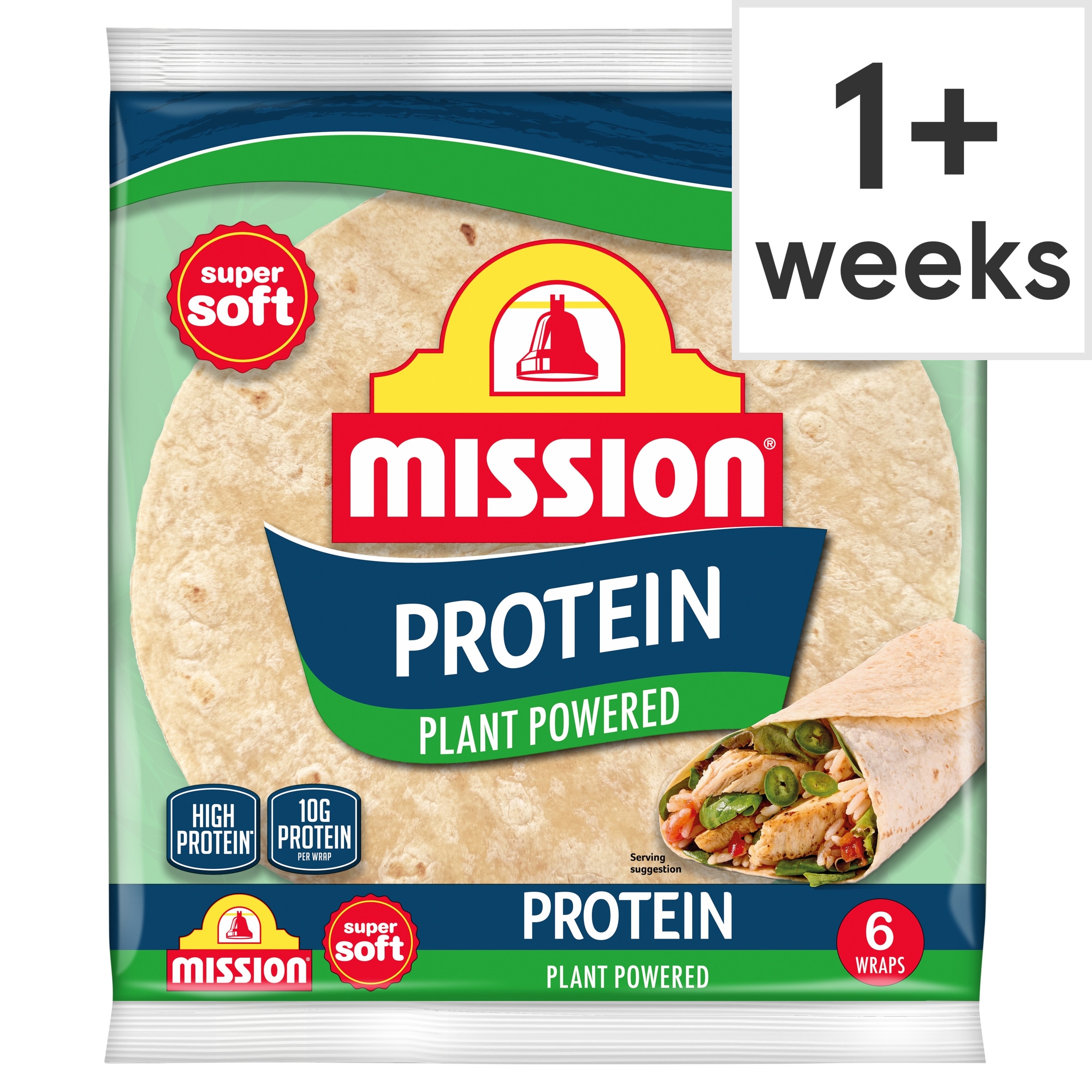 Mission 6 Protein Wraps 367g