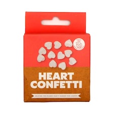 MAD PARTY WHITE PAPER HEART CONFETTI