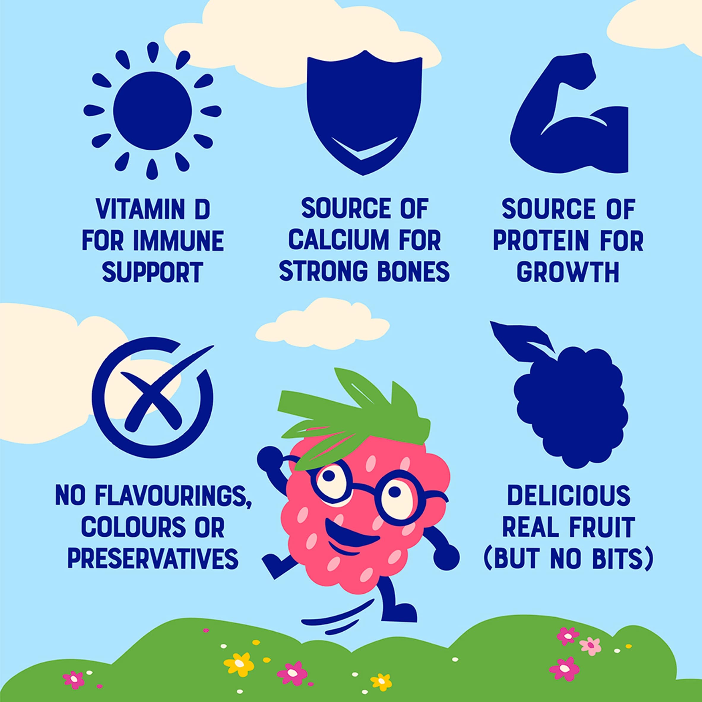 Onken Kiddos Yoghurt Raspberry & Banana 4x90g thumbnail 3
