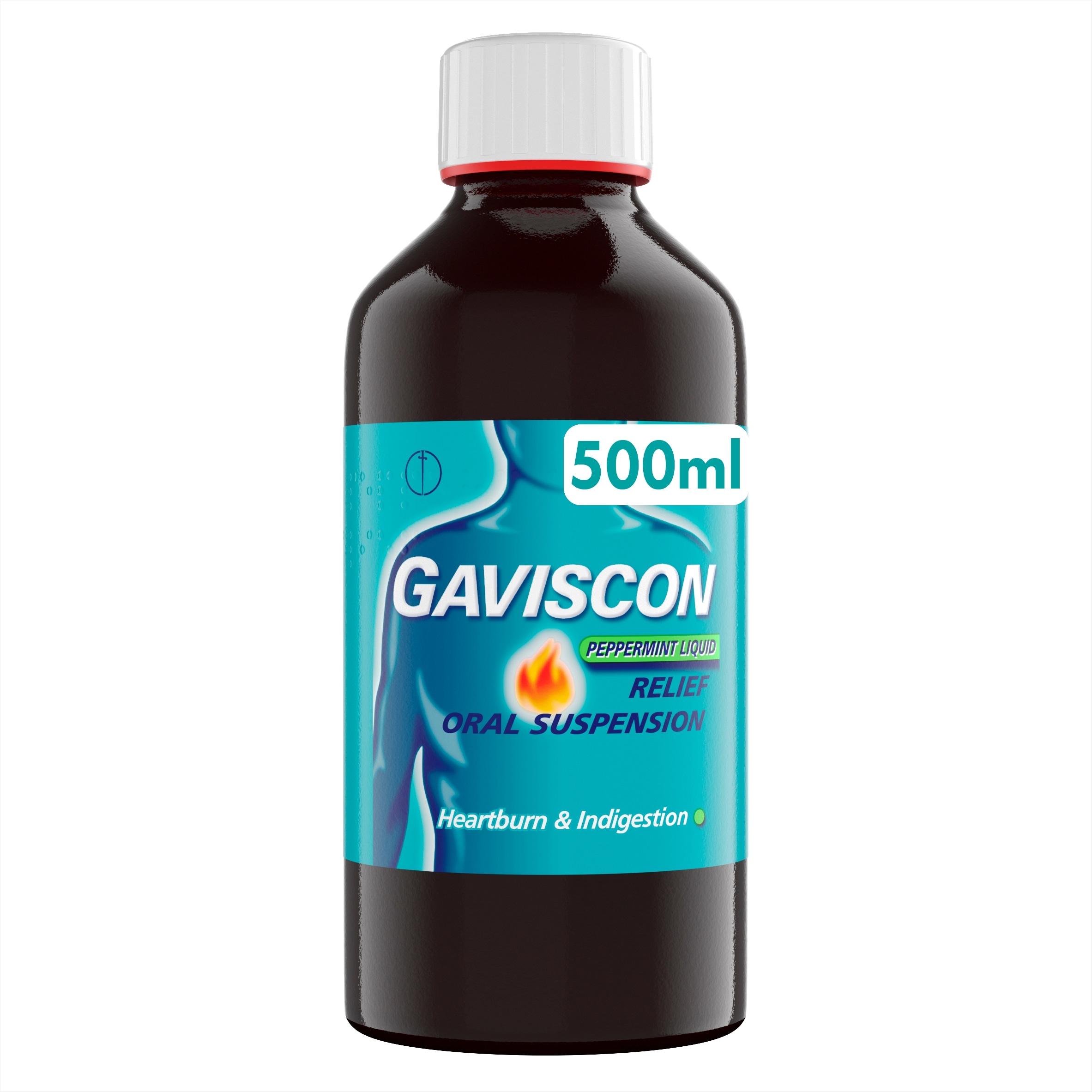 Gaviscon Heartburn & Indigestion Liquid Peppermint 500ml thumbnail 5
