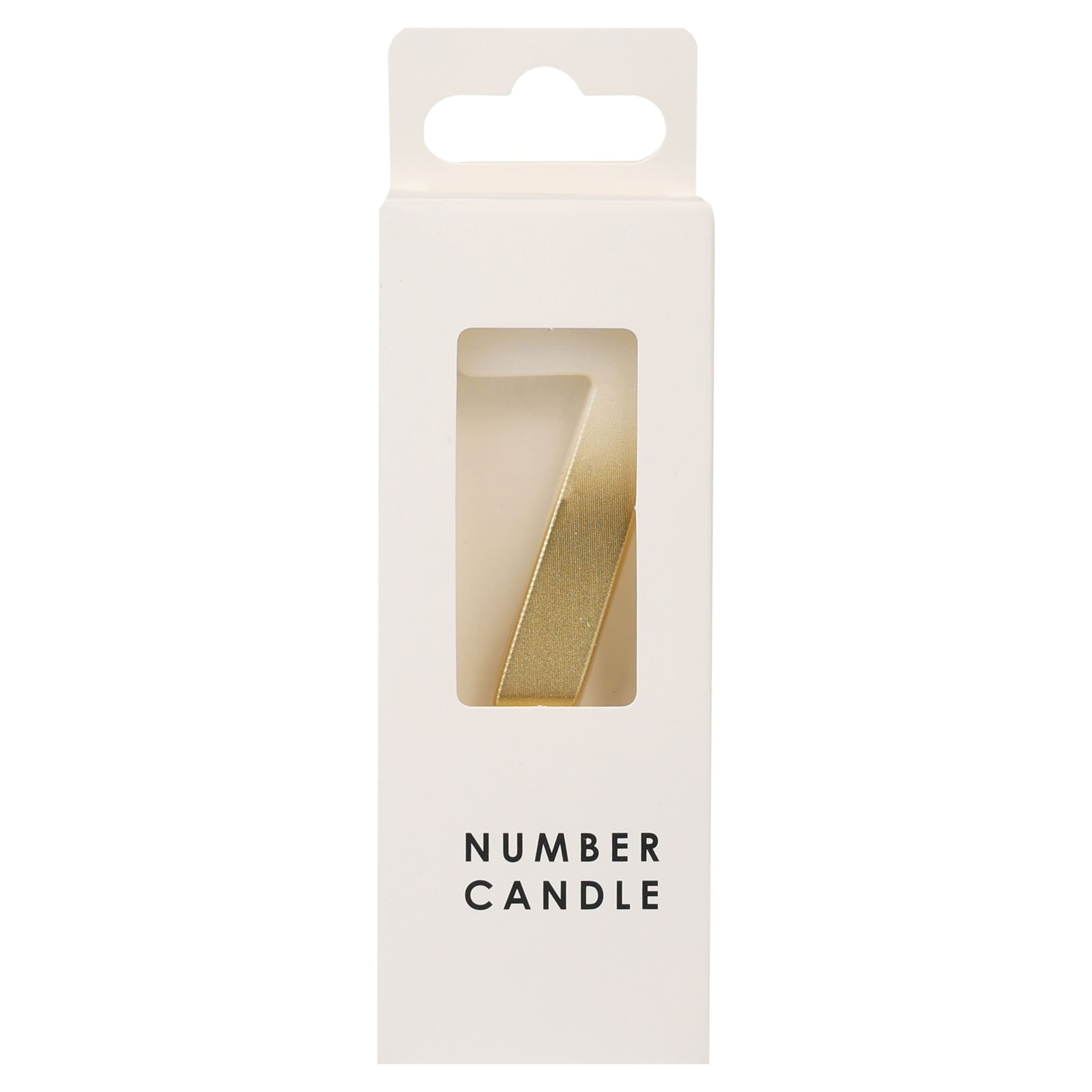 TABLE FUN NUMERICAL CANDLE NO.7 - GOLD