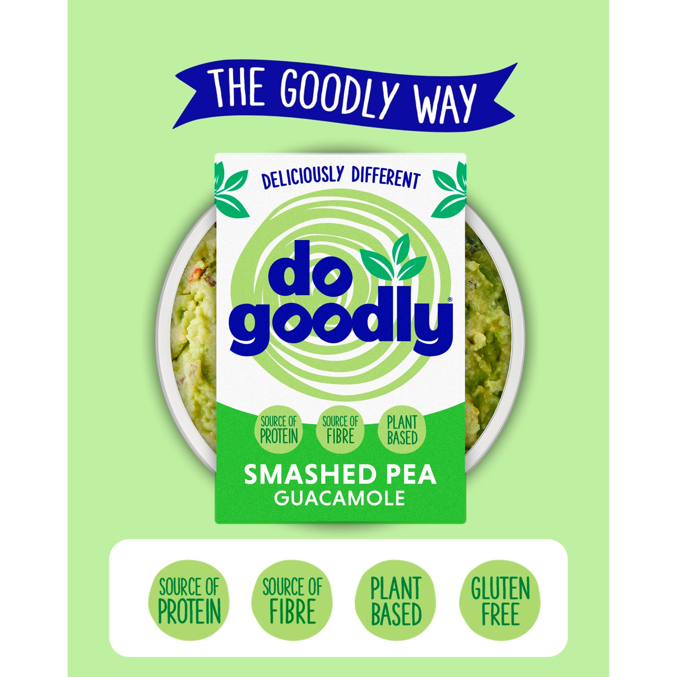 Do Goodly Smashed Pea Guacamole 150g thumbnail 2