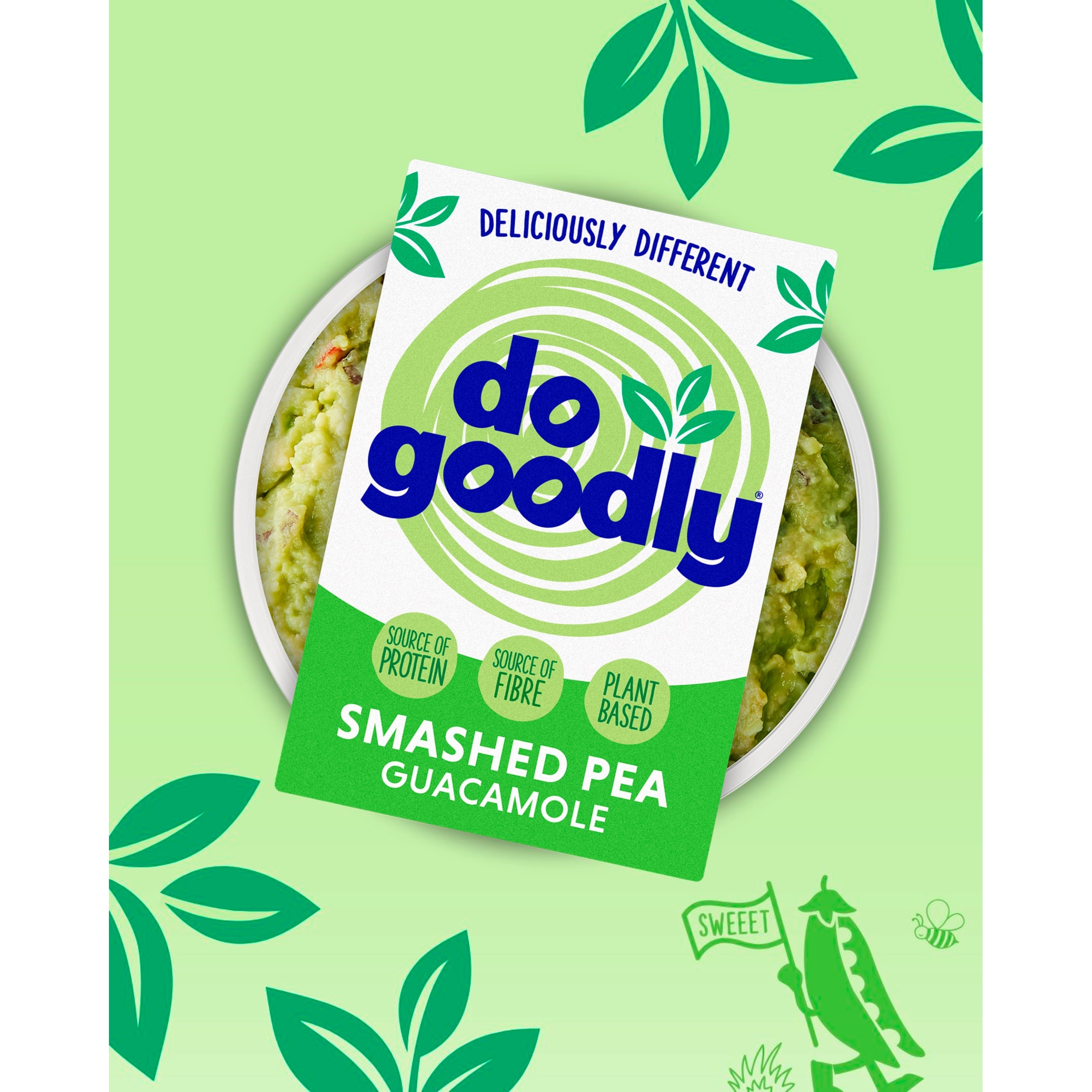 Do Goodly Smashed Pea Guacamole 150g thumbnail 4