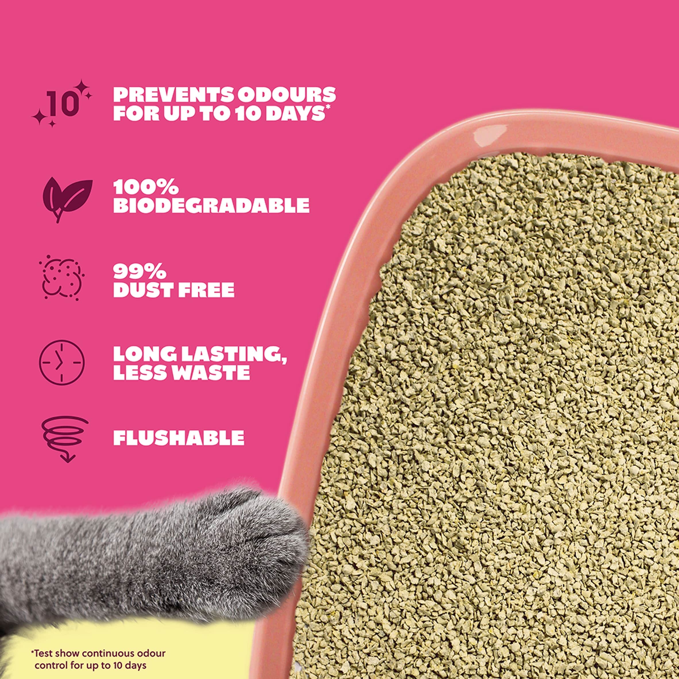 Felight Natural Corn Ultra Clumping Cat Litter 6L thumbnail 2