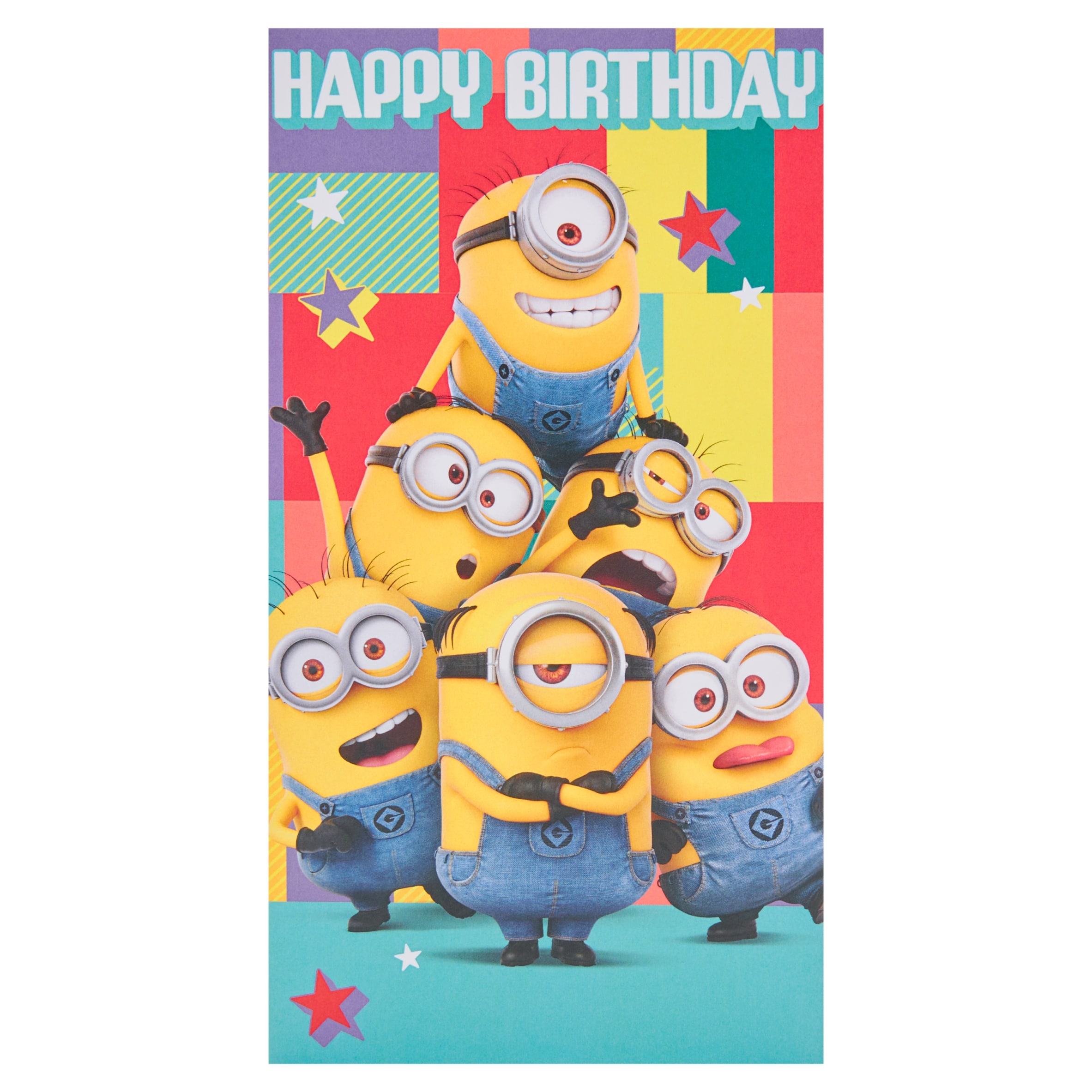 Danilo Birthday Card Happy Birthday Minions (Sticker Sheet Inside)