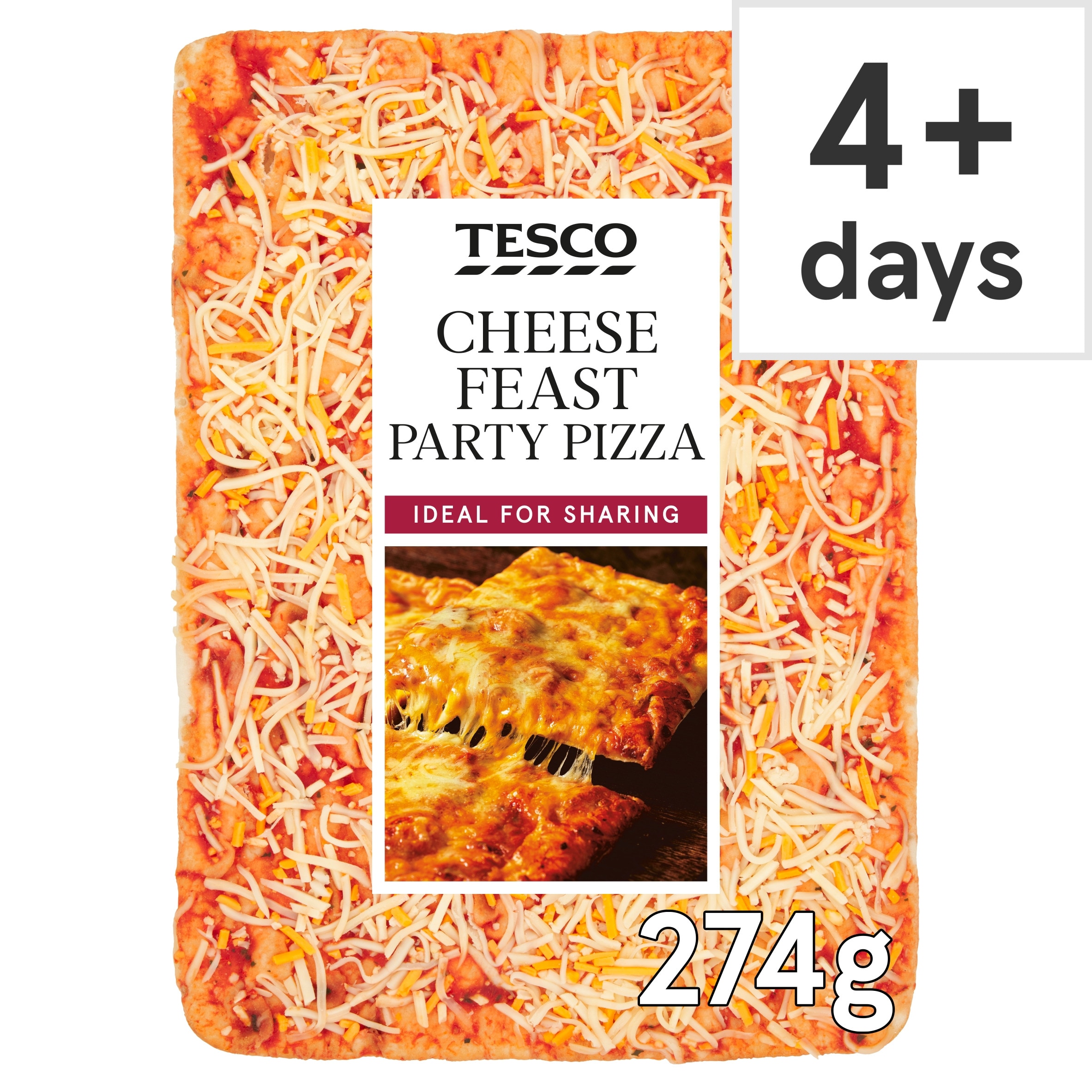 Tesco Cheese Feast Party Pizza 274g