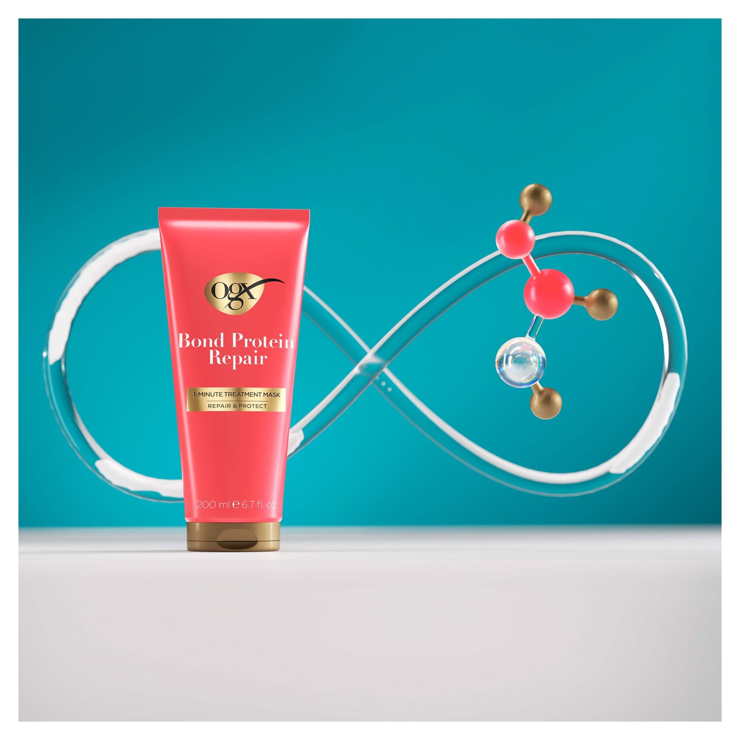 OGX Bond Protein Repair 1-Minute Treatment Mask 200ml thumbnail 4