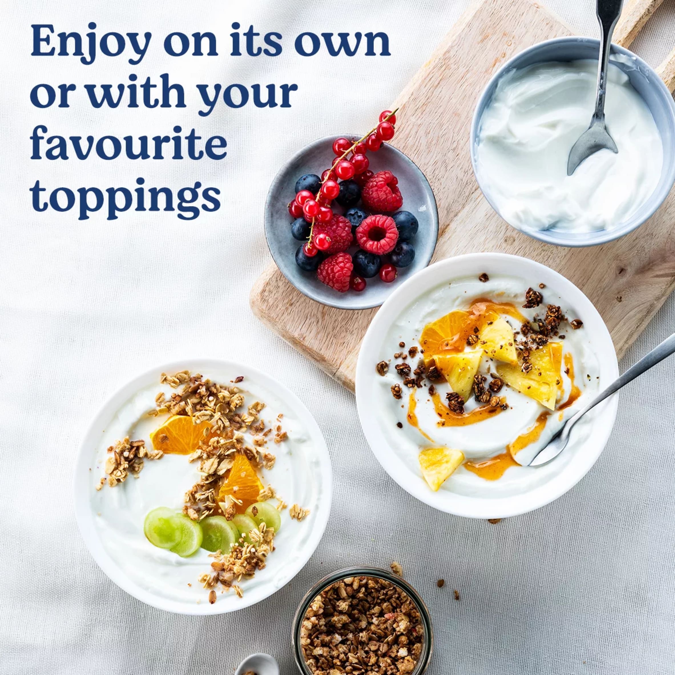 Danone Skyr High Protein 0% Fat Natural Yoghurt 800g thumbnail 5