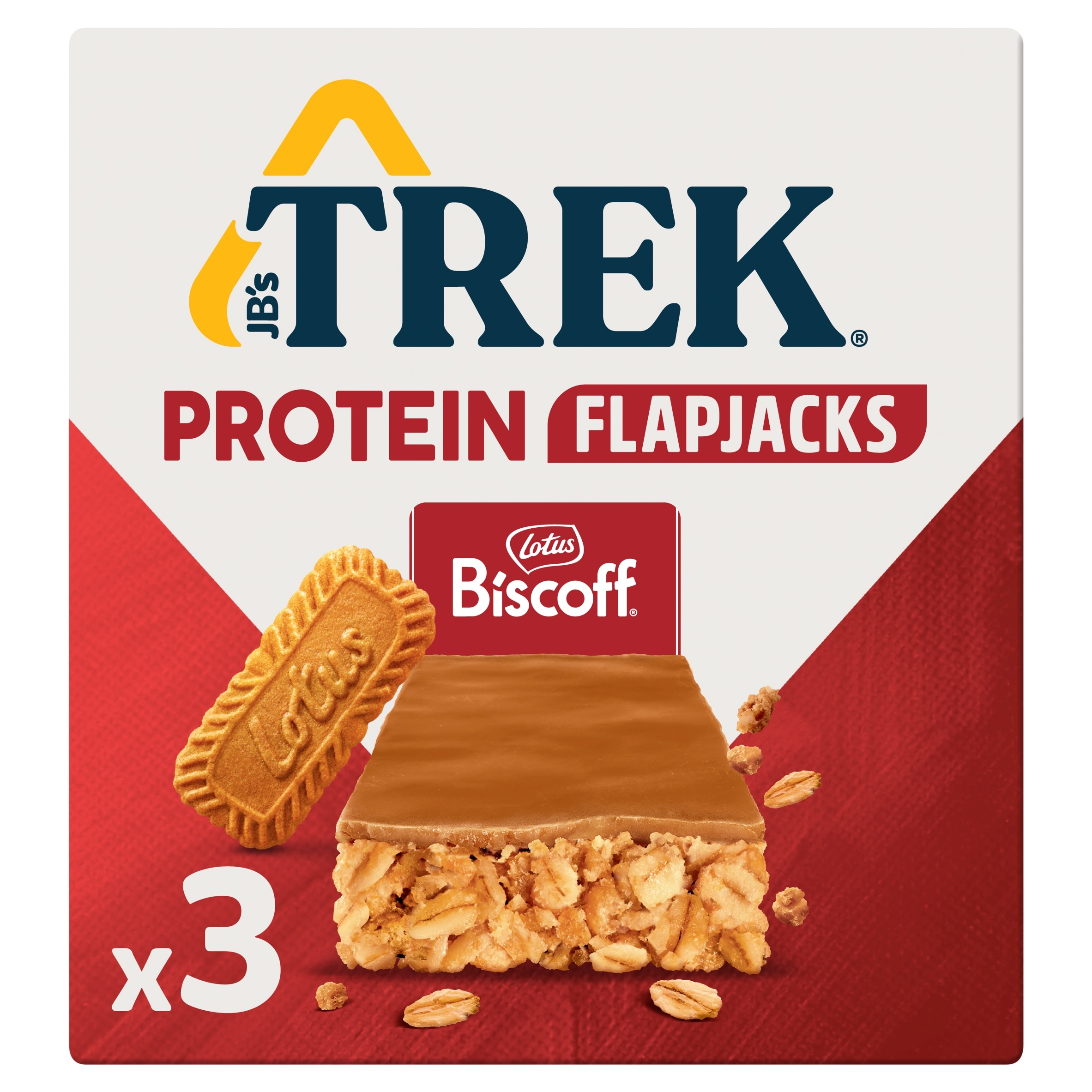TREK Biscoff Protein Flapjacks Multipack