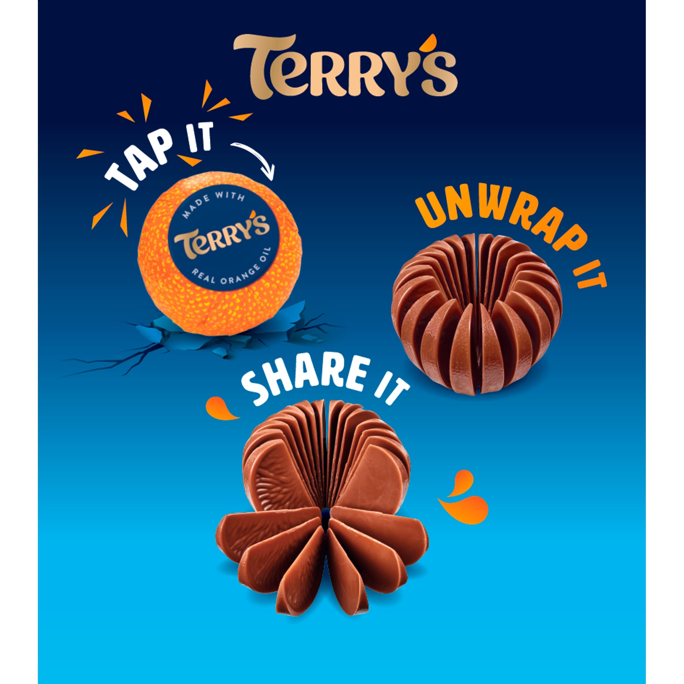Terry's Milk Chocolate Orange Ball 145g. thumbnail 2