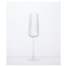 F&F Home Vienna Ribbed Champagne Glass 2 Pack